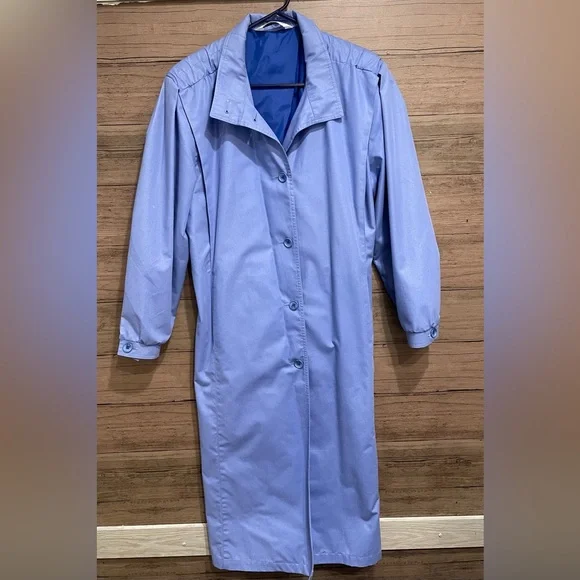 London Fog Classic Blue Maincoat - Picture 4 of 7